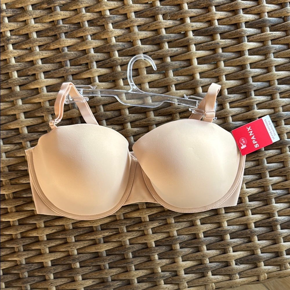 Spanx Women's Nude Bra Converibke Strapless “Up for Anything” 36D